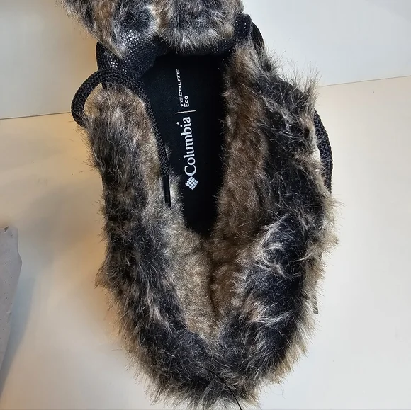 Columbia Women's Black Quilted Winter Boots Size 10.5 - Picture 8 of 11